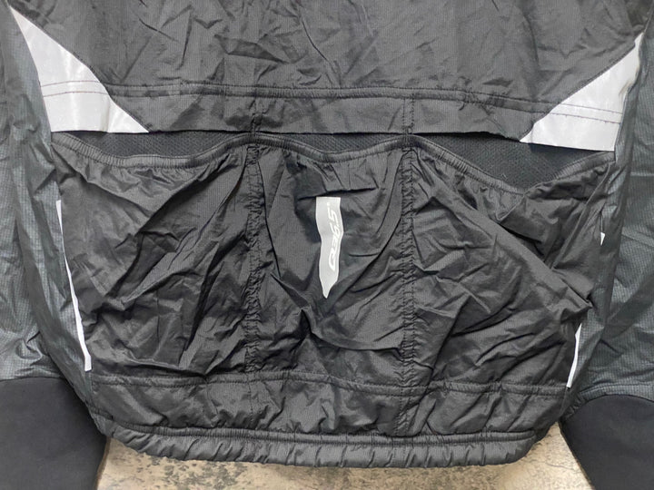 KB642 Q36.5 Mens Adventure Winter Jacket 長袖 サイクルジャケット 黒 L 裏起毛