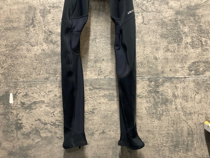 KO475 スペシャライズド SPECIALIZED WOMEN'S THERMAL BIB TIGHTS ビブタイツ 黒 レディース サイズ不明 裏起毛 ※タグカット