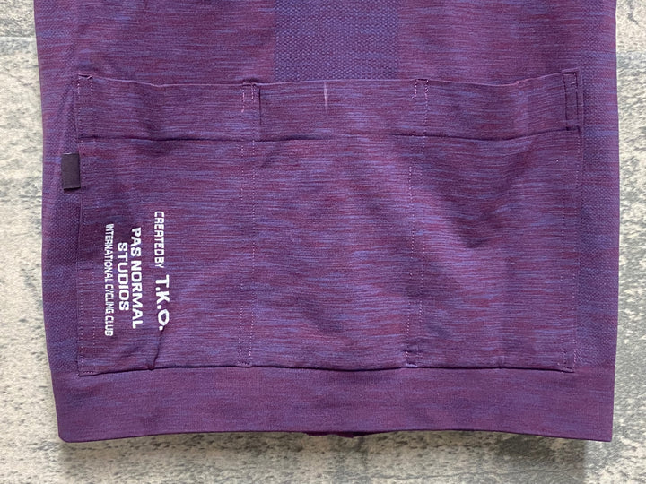 KK166 パスノーマルスタジオ PAS NORMAL STUDIOS T.K.O KNIT JERSEY 半袖 サイクルジャージ SMサイズ ニット