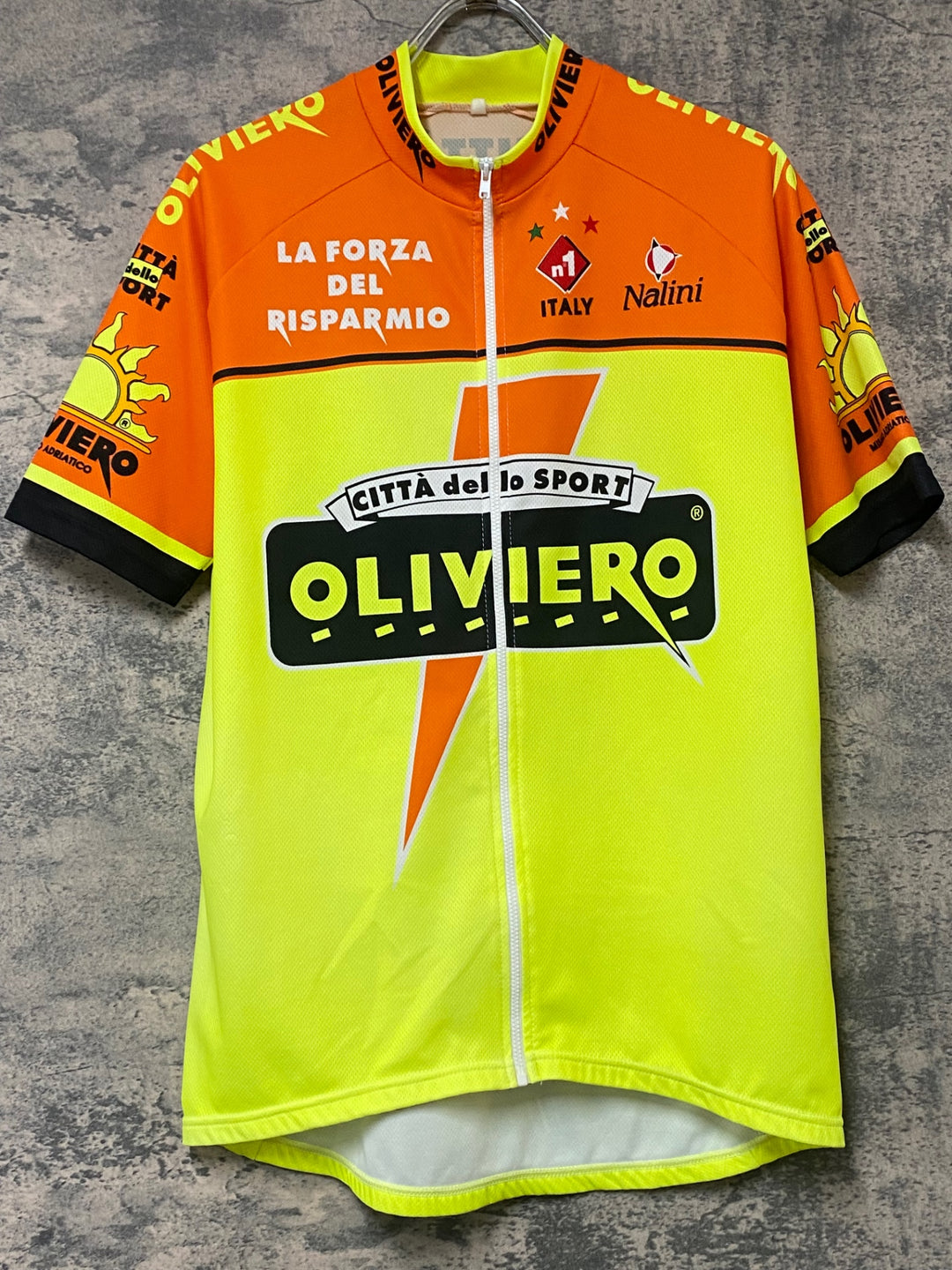 KO366 OLIVERO 半袖 サイクルジャージ 黃 オレンジ ※サイズ不明