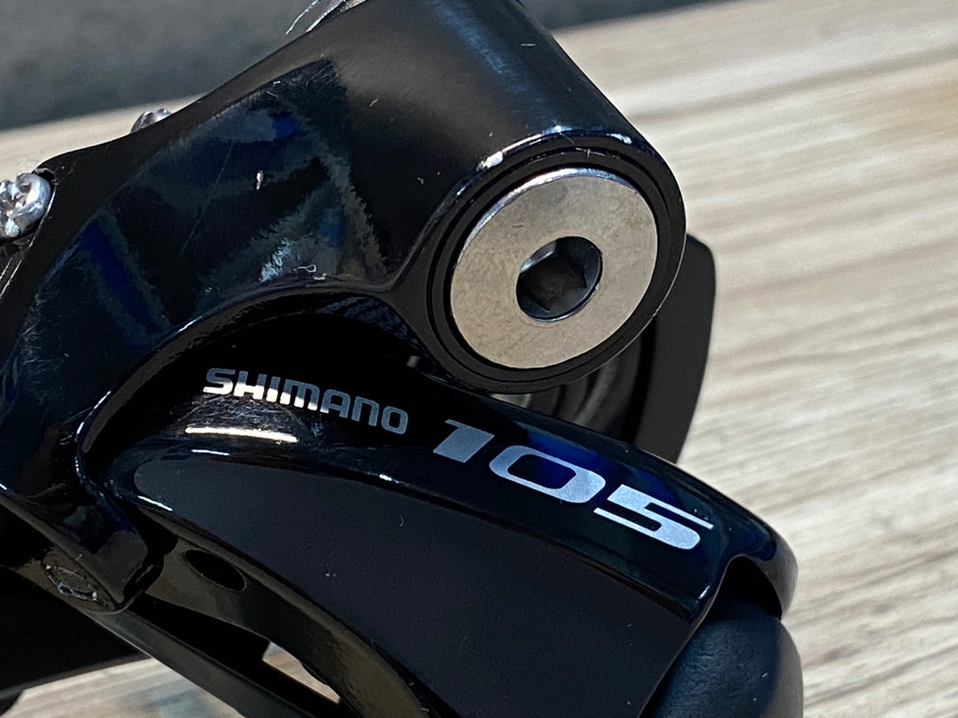 IZ948 シマノ SHIMANO 105 FD-5800 バンドΦ34.9 / RD-5800 SS 前後ディレイラーセット 2x11S 黒 ※ケーブルガイドちぎれ