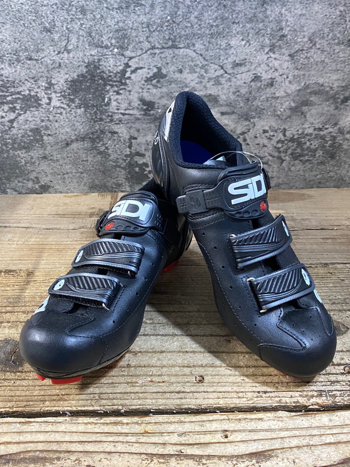 KG383 シディ SIDI TRACE MTB ビンディングシューズ 黒 SPD EU42 ※ペン字あり