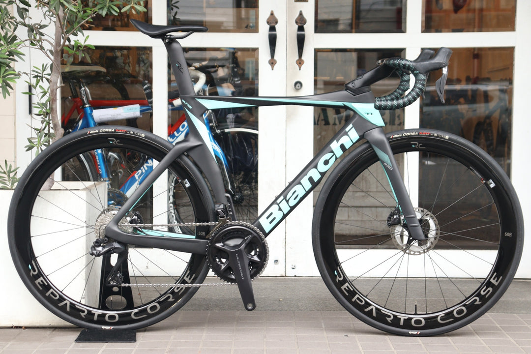 ビアンキ Bianchi オルトレ プロ OLTRE PRO 2023モデル 55サイズ シマノ アルテグラ R8170 12S Di2 カーボン ロードバイク REPARTO CORSE R50 【横浜店】