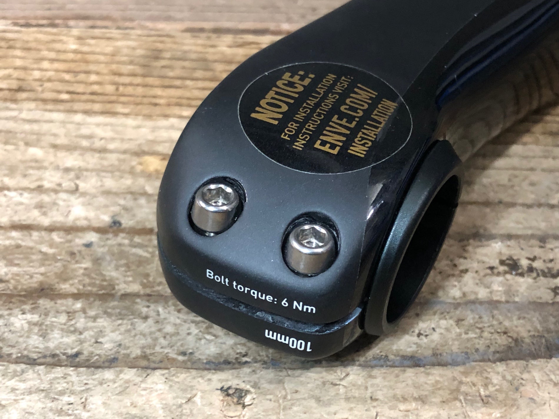 JU006 エンヴィ ENVE AEROSTEM カーボン ステム 100mm Φ31.8 – BICI