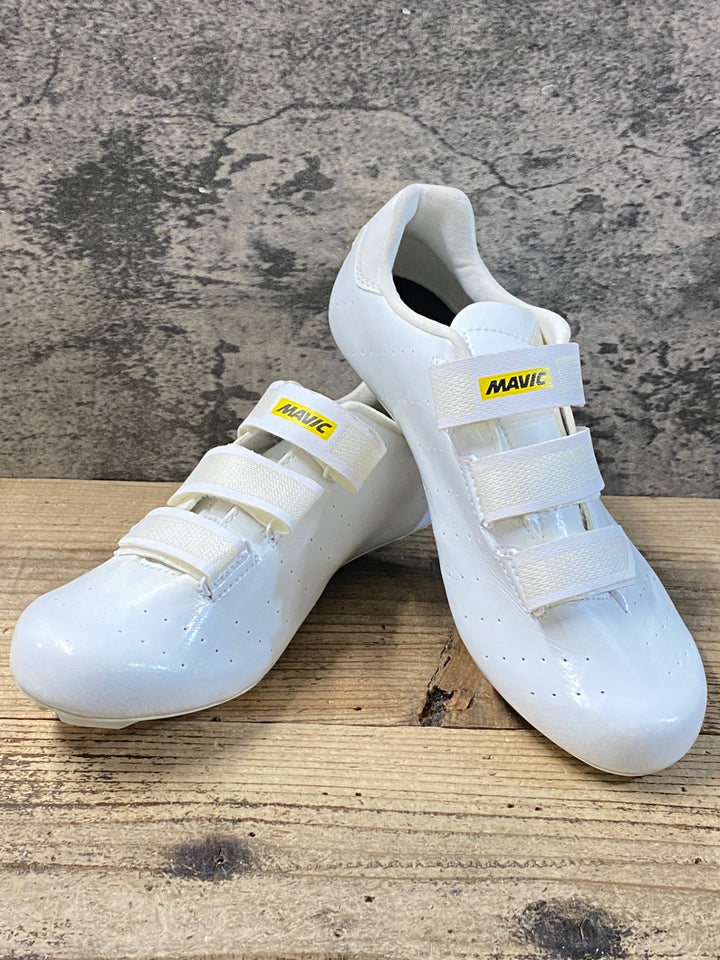 KA360 マヴィック MAVIC コスミック COSMIC ビンディングシューズ SPD-SL EUR41 1/3 白