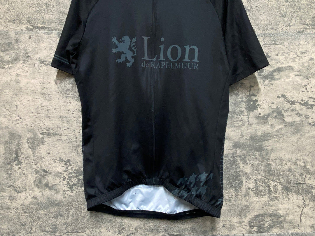 KF411 リオンドカペルミュール Lion de KAPELMUUR 半袖 サイクルジャージ 黒 XL