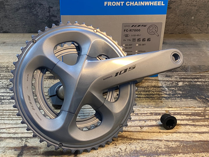 JW917 シマノ SHIMANO 105 FC-R7000 クランクセット シルバー 50/34T 170mm