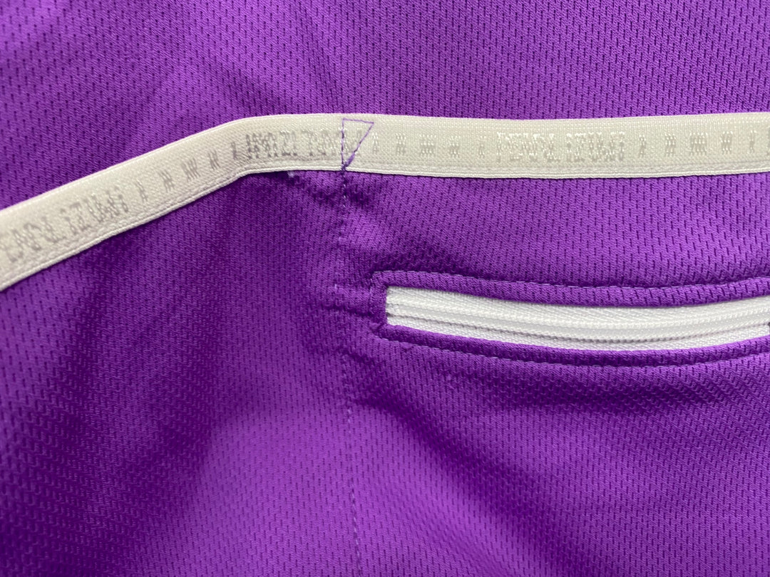 KD217 パールイズミ PEARL iZUMi UVロングスリーブジャージ 半袖/長袖 サイクルジャージ  着脱式 紫 M