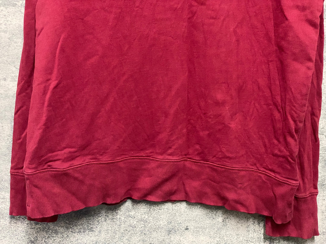 KG225 ラファ Rapha LONG SWEATSHIRT 長袖 スウェット トレーナー 赤 XXL