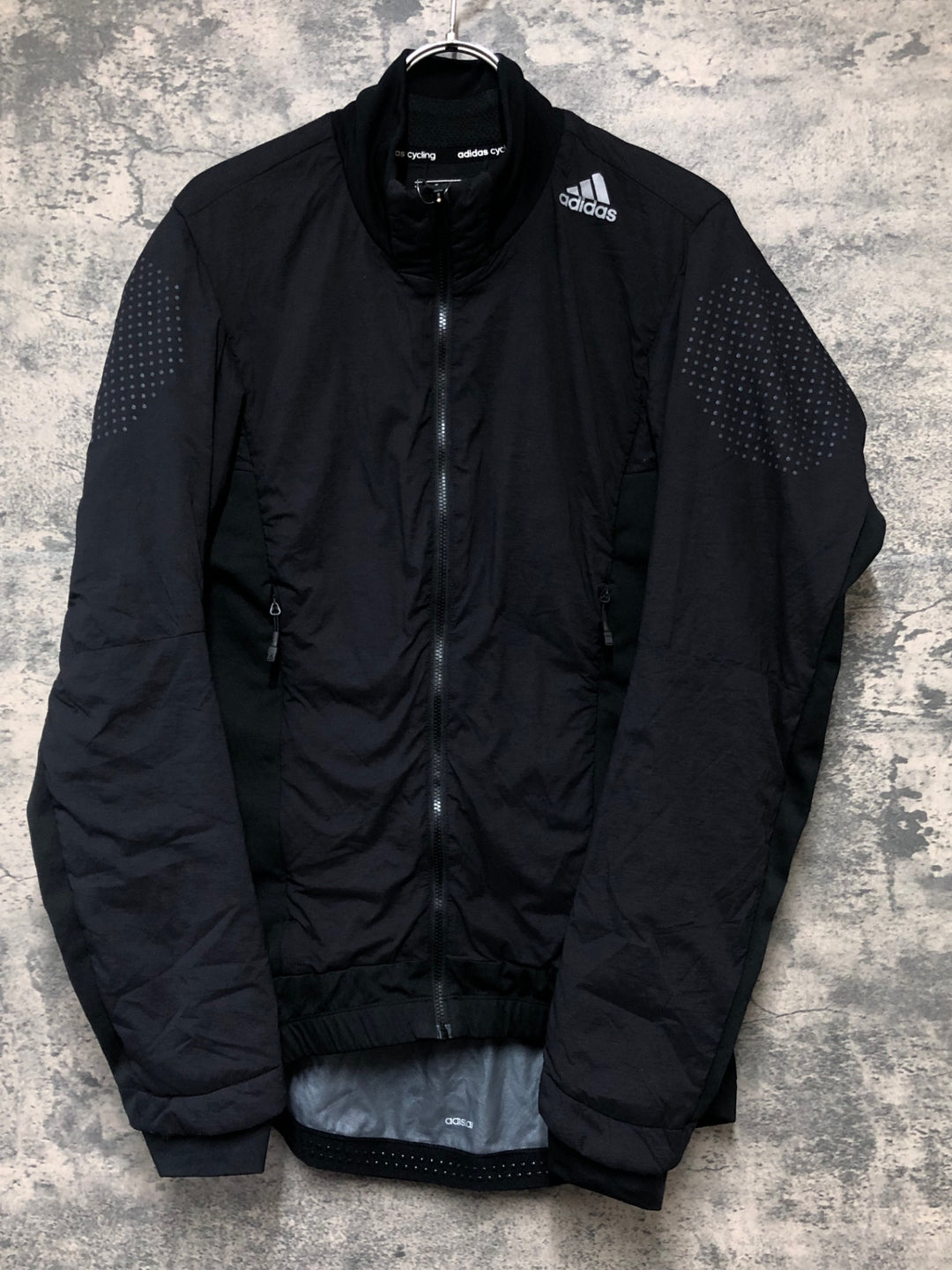 KL250 アディダス adidas 長袖 サイクルジャケット 黒 XO 中綿 ※臭い付着