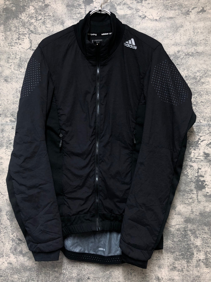 KL250 アディダス adidas 長袖 サイクルジャケット 黒 XO 中綿 ※臭い付着