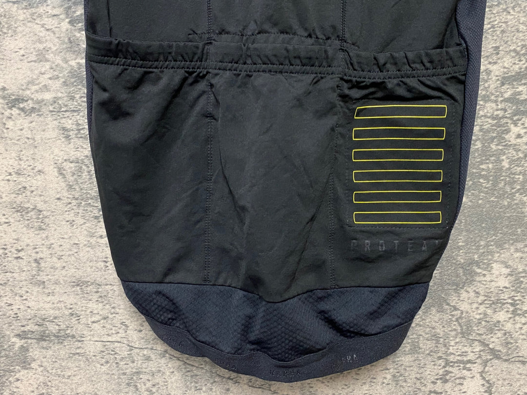 KD531 ラファ Rapha PRO TEAM JERSEY 半袖 サイクルジャージ 黒 黄 XS