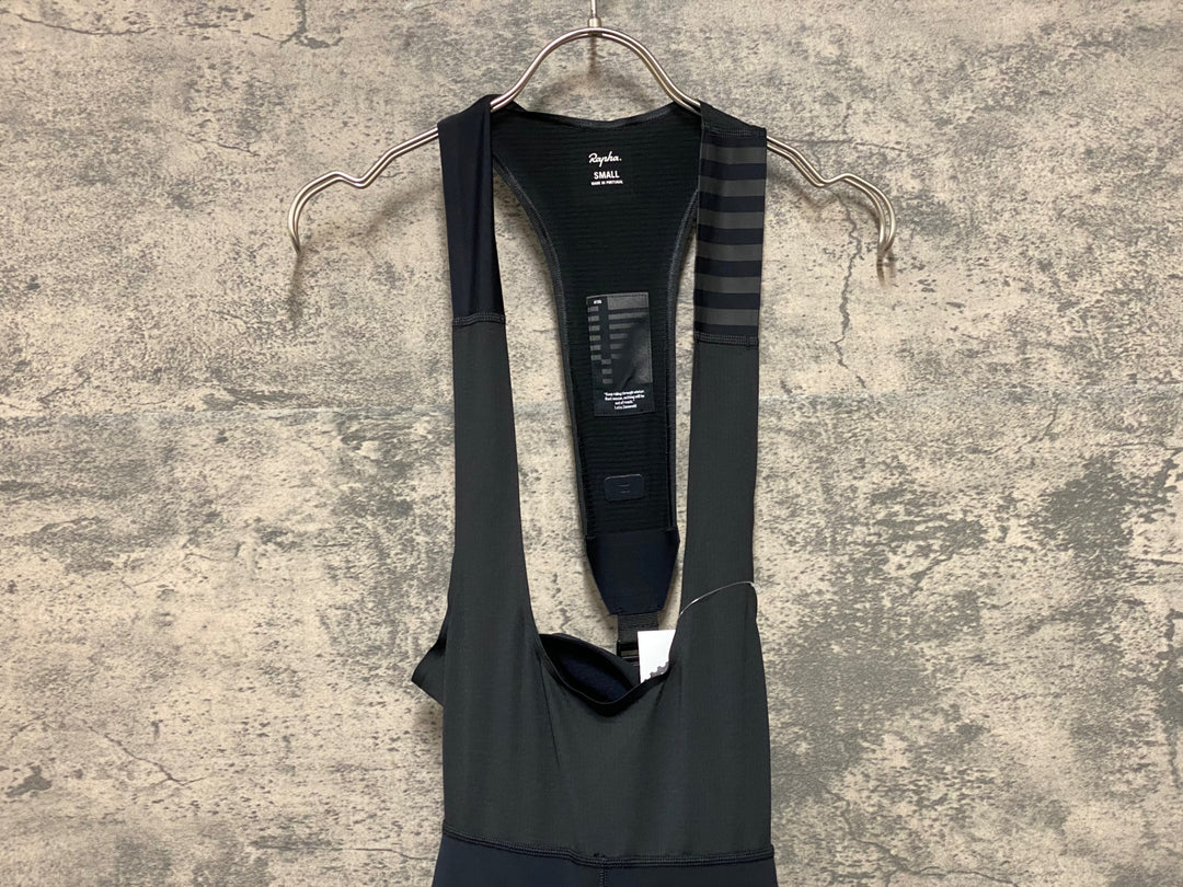 KG847 ラファ Rapha WOMEN’S PRO TEAM WINTER TIGHTS ビブタイツ 黒 S 裏起毛 レディース ※動物の毛