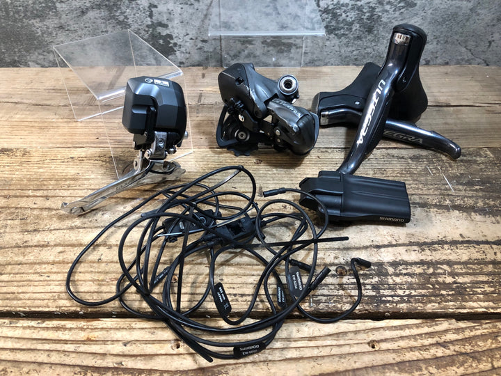 KF114 シマノ SHIMANO アルテグラ ULTEGRA 6770系 変速セット 2x10S Di2 電動 (ST,FD,RD,JK,ケーブル) 動作確認済