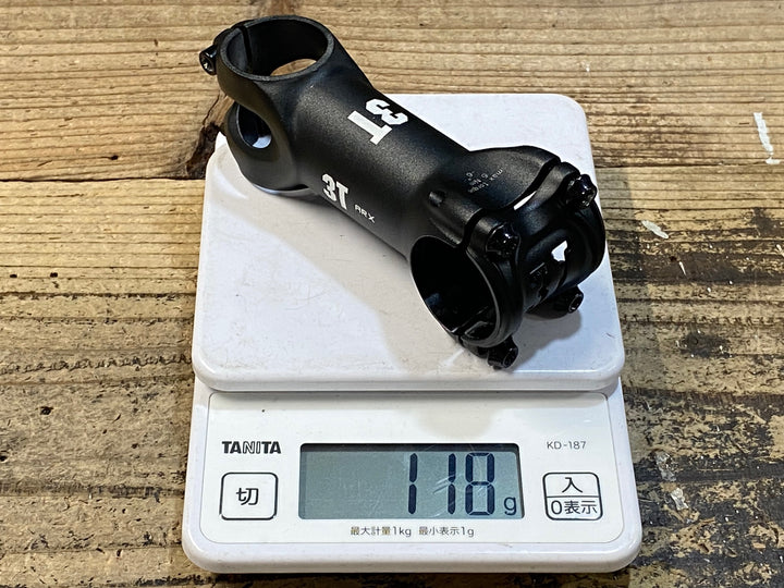 KB858 3T ARX アルミ ステム 黒 90mm Φ31.8 OS -6°