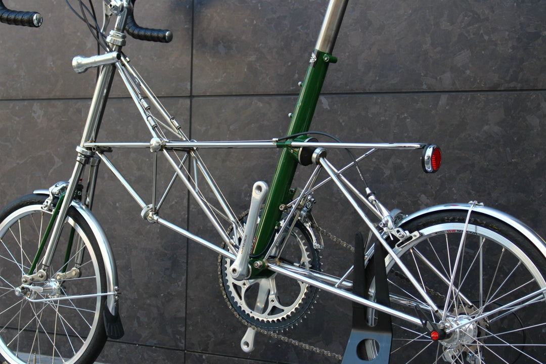 アレックスモールトン Alex Moulton AM-GT 分割式 シマノ デュラエース 7400 8S ステンレス 17インチ 小径車 ミニベロ 【福岡店】