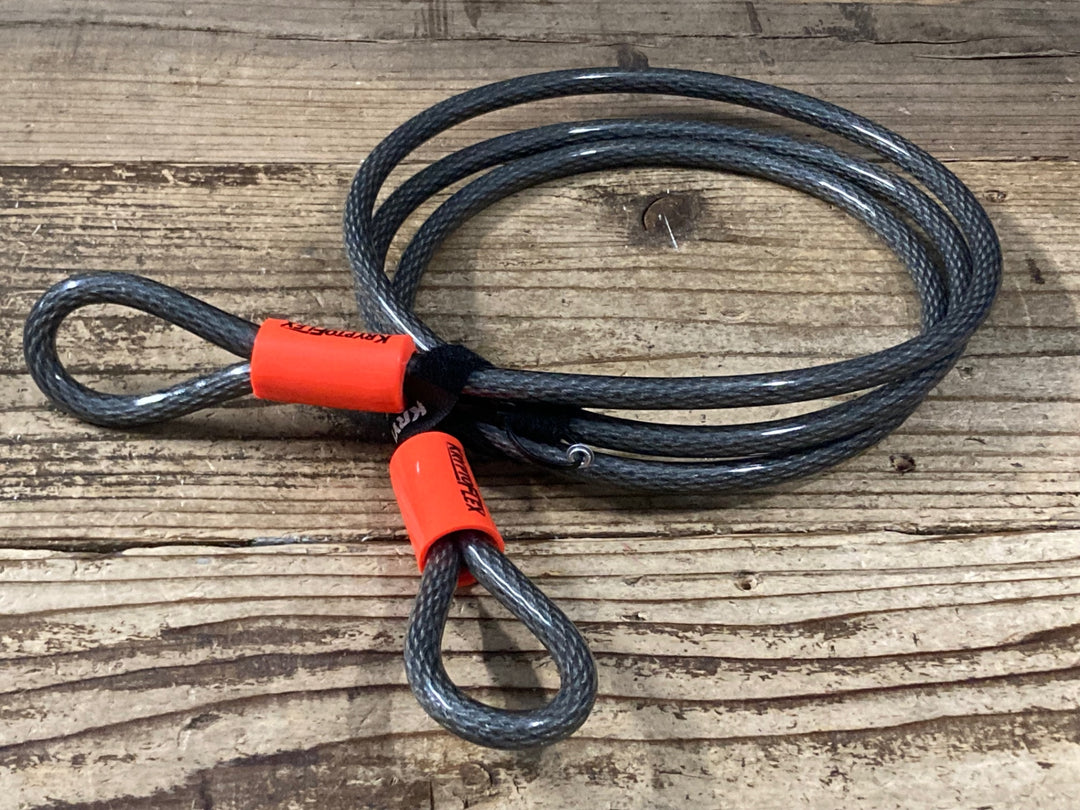 KP740 クリプトナイト KRYPTONITE フレックスケーブル ワイヤー錠 オレンジ