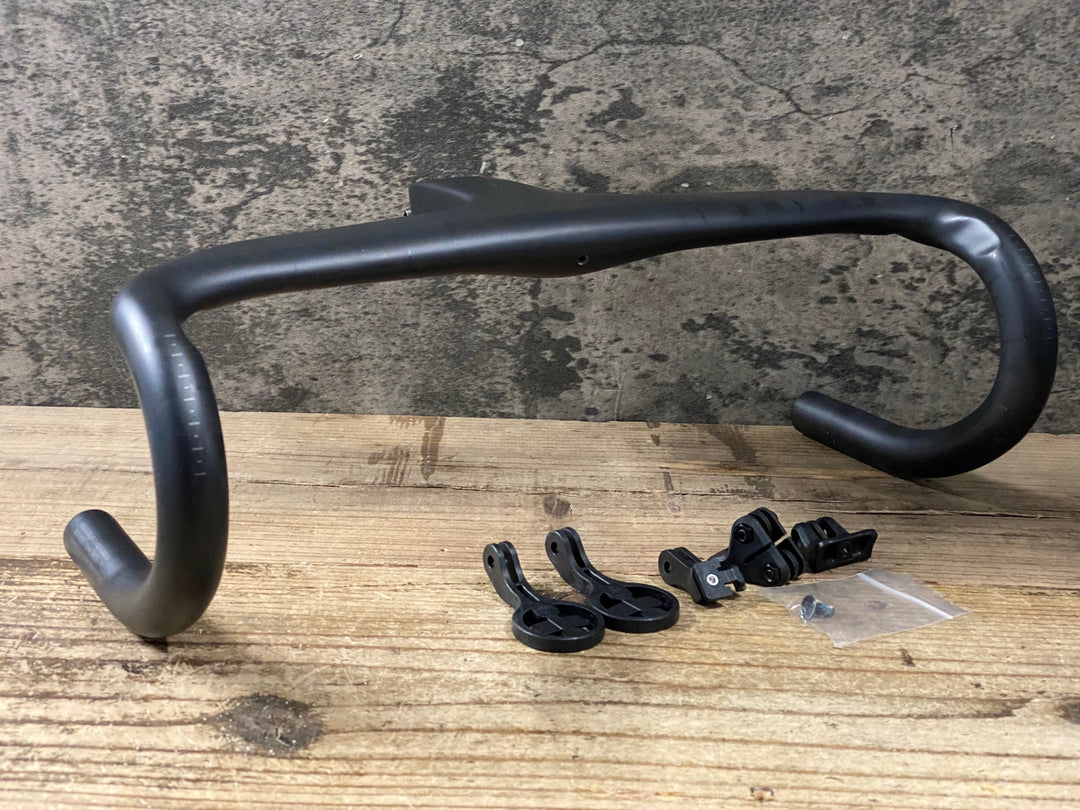 KM059 ボントレガー BONTRAGER AEOLUS RSL VR-C カーボン ドロップハンドル 380mm×100㎜ ※ハンドル付属品あり
