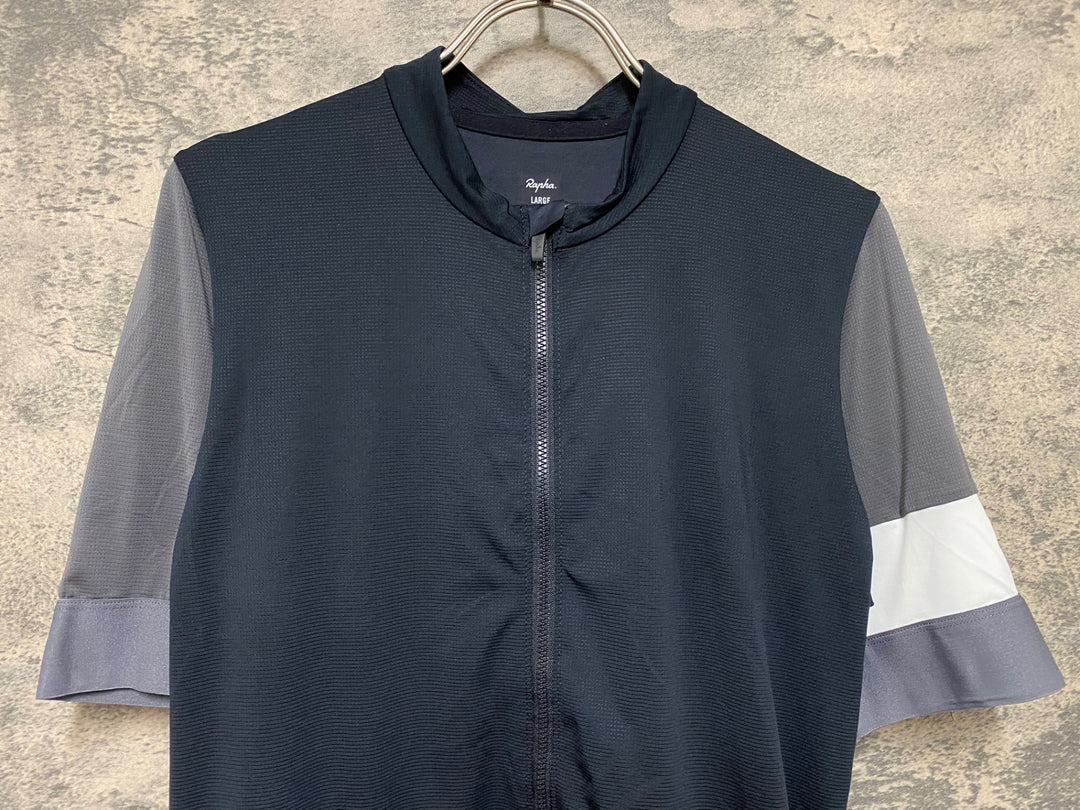 JM810 ラファ Rapha PRO TEAM TRAINING JERSEY 半袖 サイクルジャージ グレー L