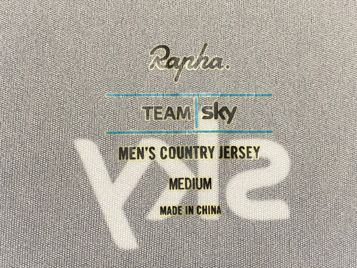 JN156 ラファ Rapha MEN'S COUNTRY JERSEY 半袖 サイクルジャージ 黒 赤 緑 M TEAM Sky
