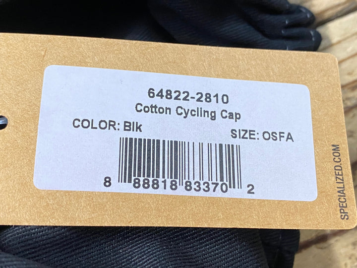 JV626 スペシャライズド SPECIALIZED THERMAL BEANIE サイクルキャップ ビーニー 黒 ONESIZE 裏起毛