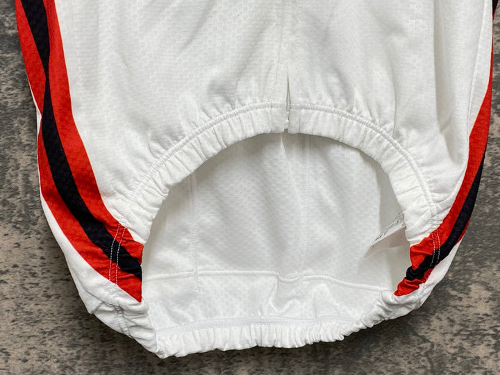 KG630 ルコックスポルティフ le coq sportif 半袖 サイクルジャージ 白 S