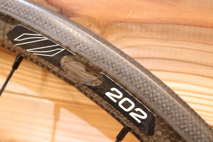 超軽量！ ジップ ZIPP 202 RIM シマノ 11S/12S カーボン チューブラー TU ロードバイク ホイールセット 【広島店】