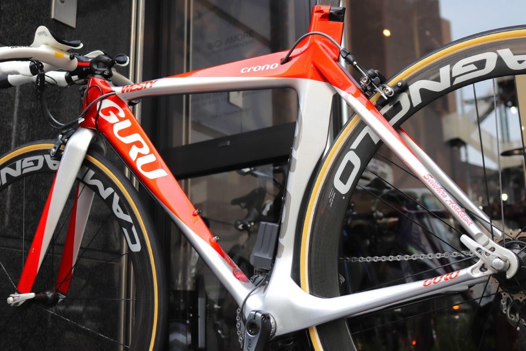 グル GURU クロノ CRONO 2008モデル 480サイズ シマノ デュラエース 7970 10S カーボン トライアスロン TTバイク 【東京南麻布店】