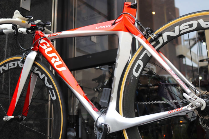 グル GURU クロノ CRONO 2008モデル 480サイズ シマノ デュラエース 7970 10S カーボン トライアスロン TTバイク 【東京南麻布店】
