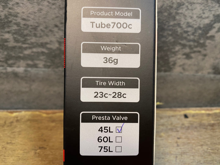 JB419 EXAR TPUチューブ 700C 23～28C バルブ長45mm 二本セット