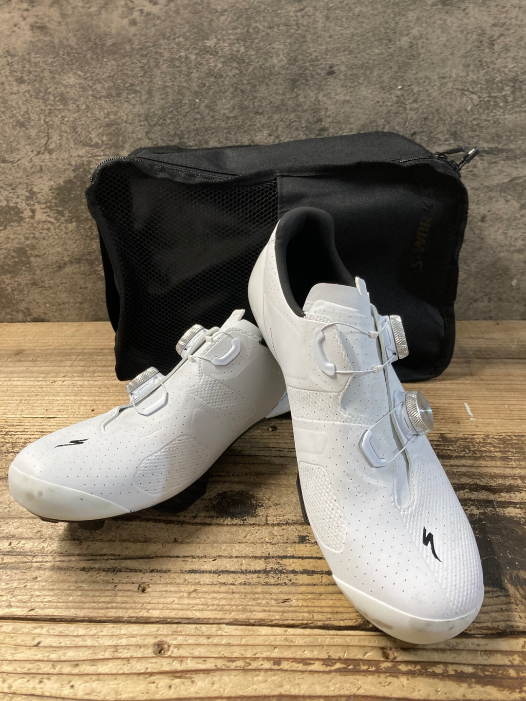 KG018 スペシャライズド SPECIALIZED S-WORKS Recon ビンディングシューズ 2穴 EU41 SPD ホワイト