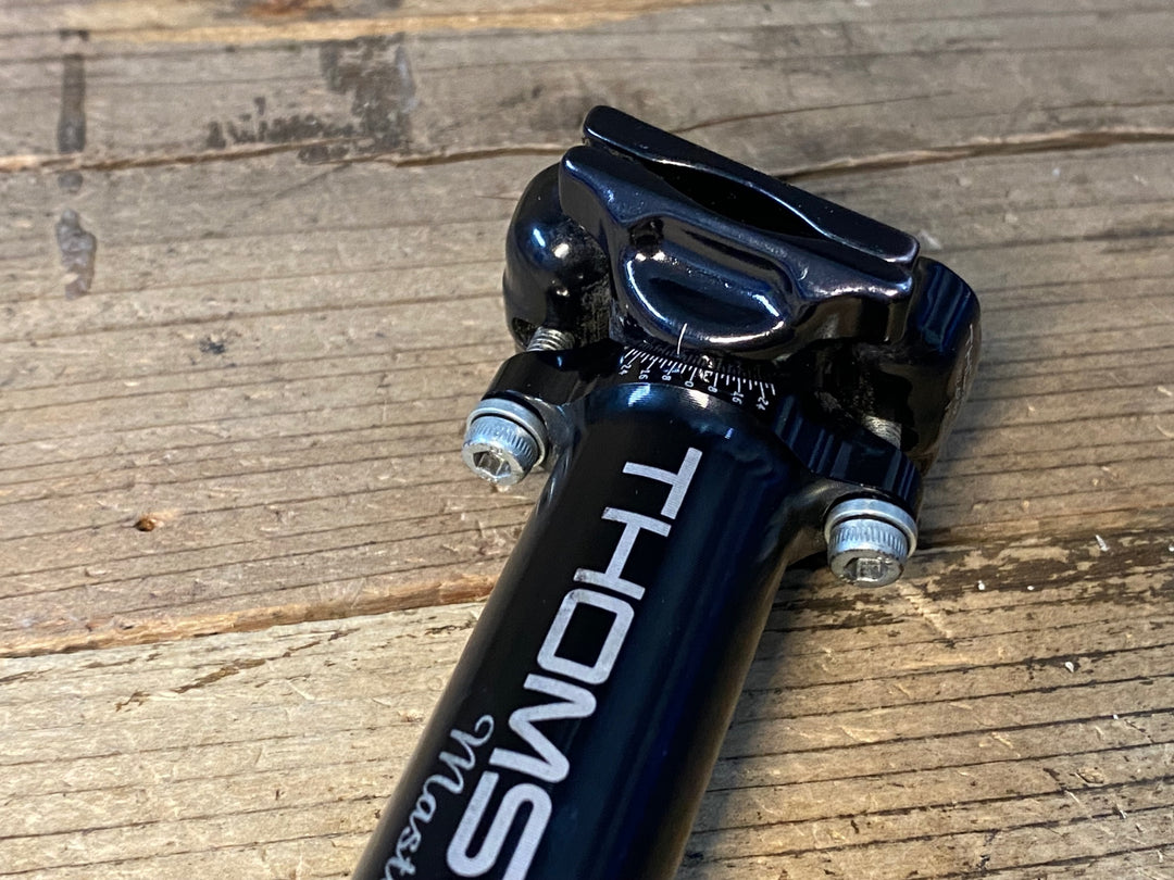 JP741 トムソン THOMSON Masterpiece アルミ シートポスト 黒 240mm Φ27.2