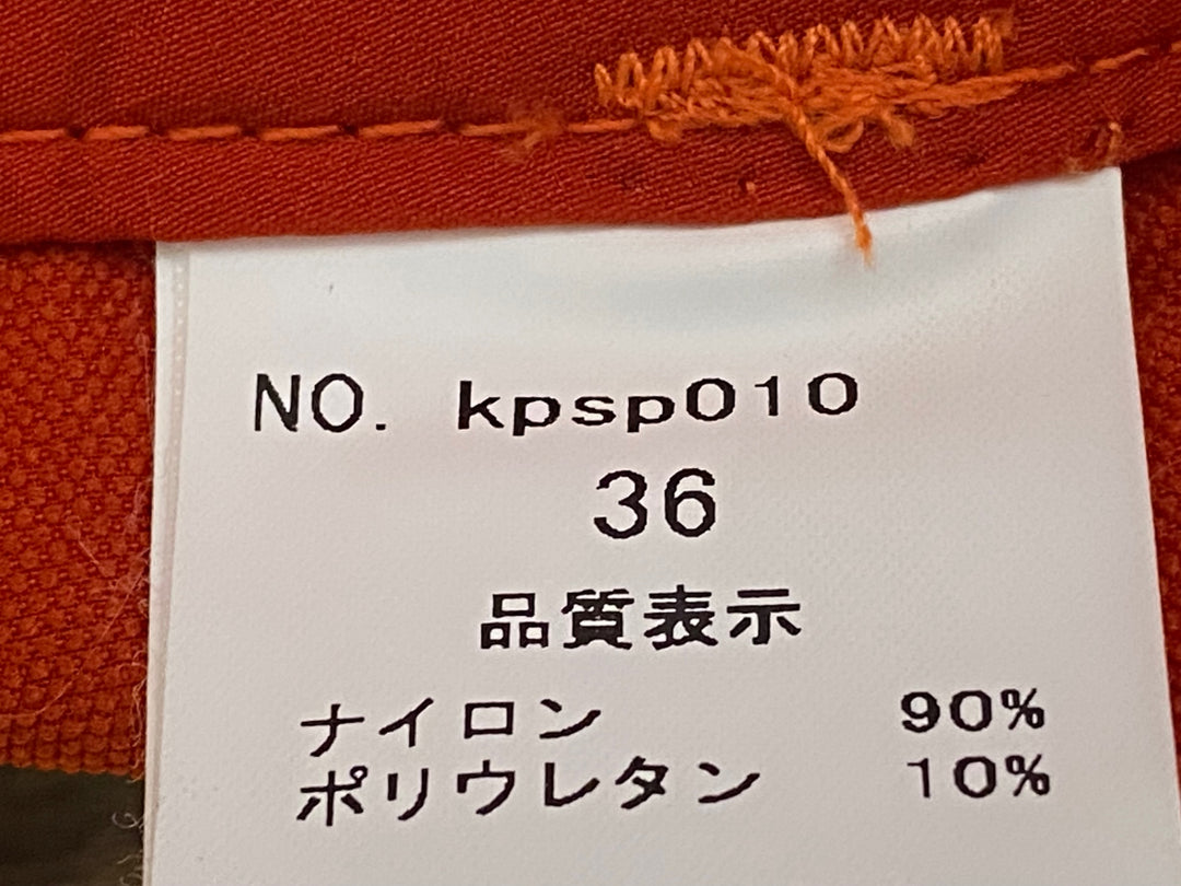 JO893 カペルミュール KAPELMUUR ストレッチショートパンツ オレンジ 36