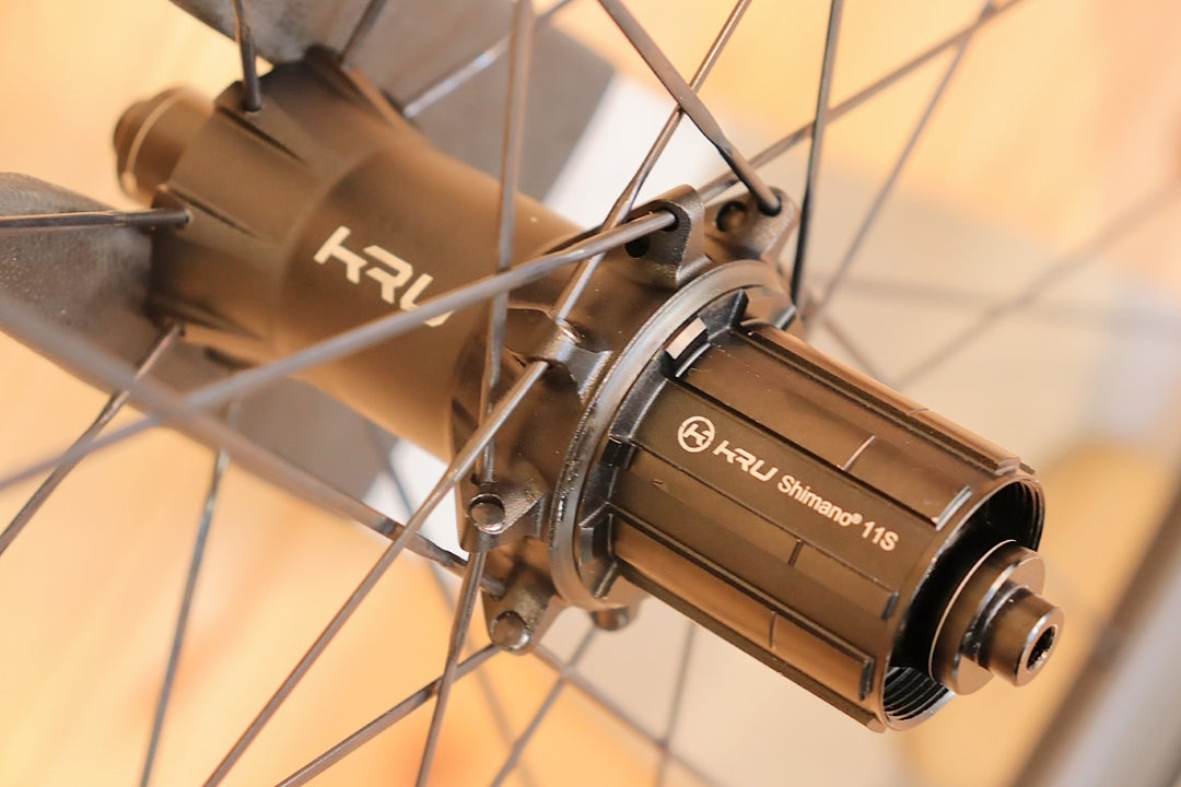 新品未使用品 KRU 38mm カーボン クリンチャー ホイールセット シマノ12/11S 19C 【千葉店】