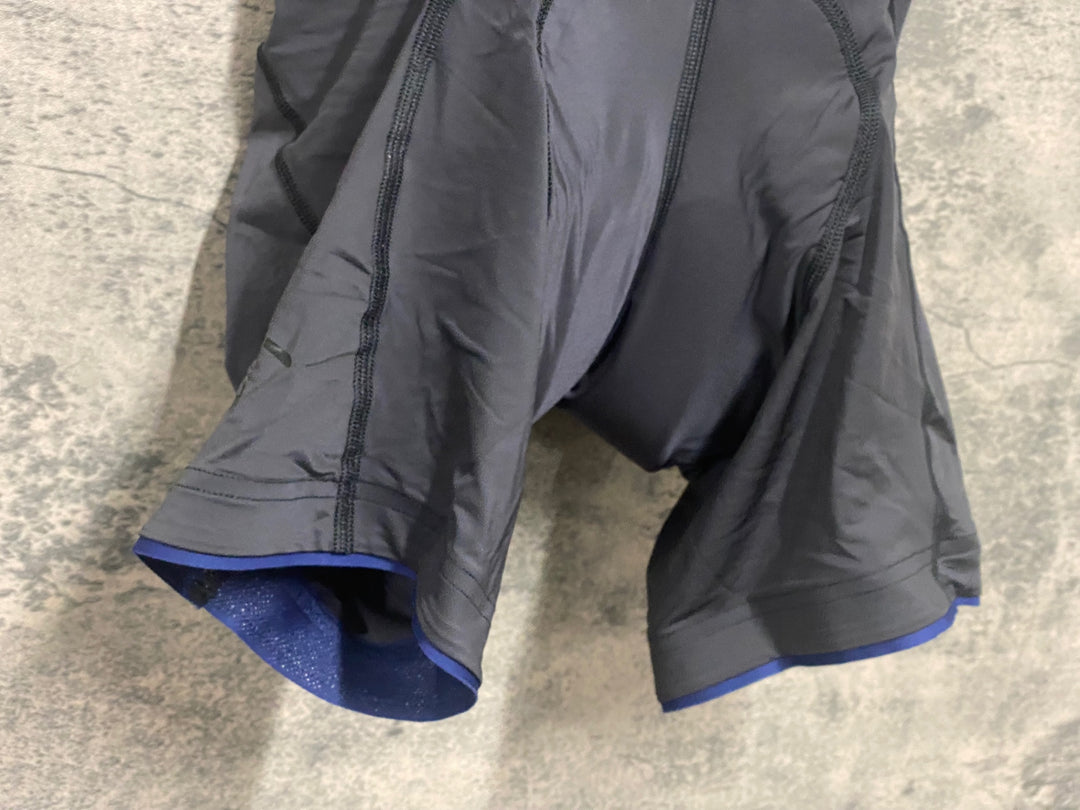 KE376 ラファ Rapha FLYWEIGHT BIB SHORTS ビブショーツ XS 黒紺 プリント薄れ