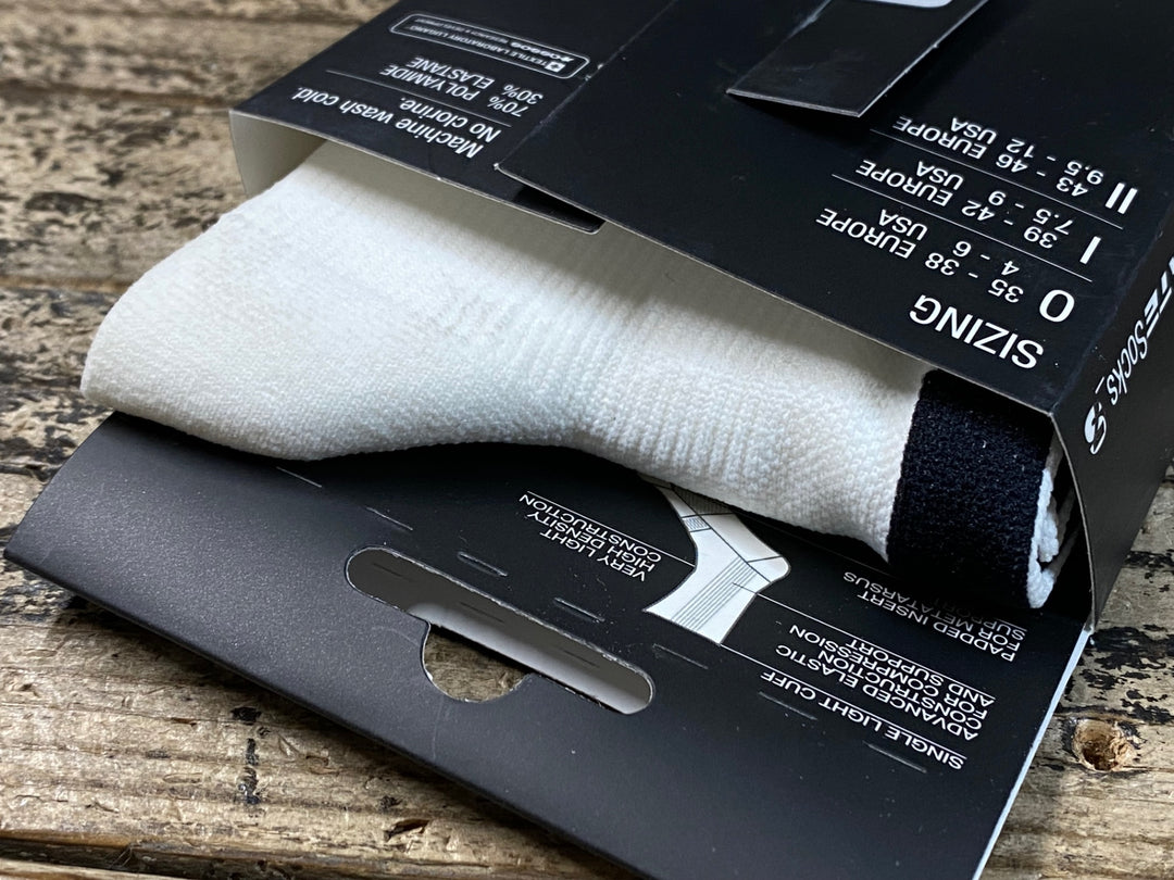 JQ158 アソス assos INTERMEDIATE Socks S7 サイクルソックス 白 2