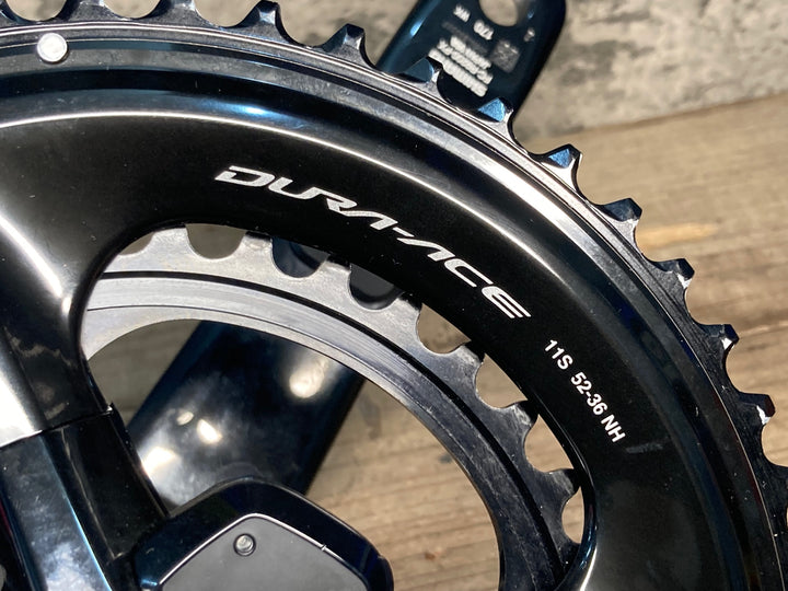 JJ862 シマノ SHIMANO デュラエース DURA-ACE FC-R9200PX 170mm 52/36T 11S 両足計測パワーメーター 接続確認済み