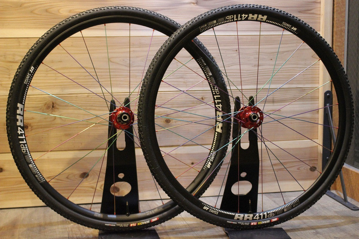 ヒ*シ様 CHRIS KING R45 × DT SWISS: リムブレーキホイ DT SWISS RR411 DB リム クリスキング CHRIS KING R45 DISC ハブ