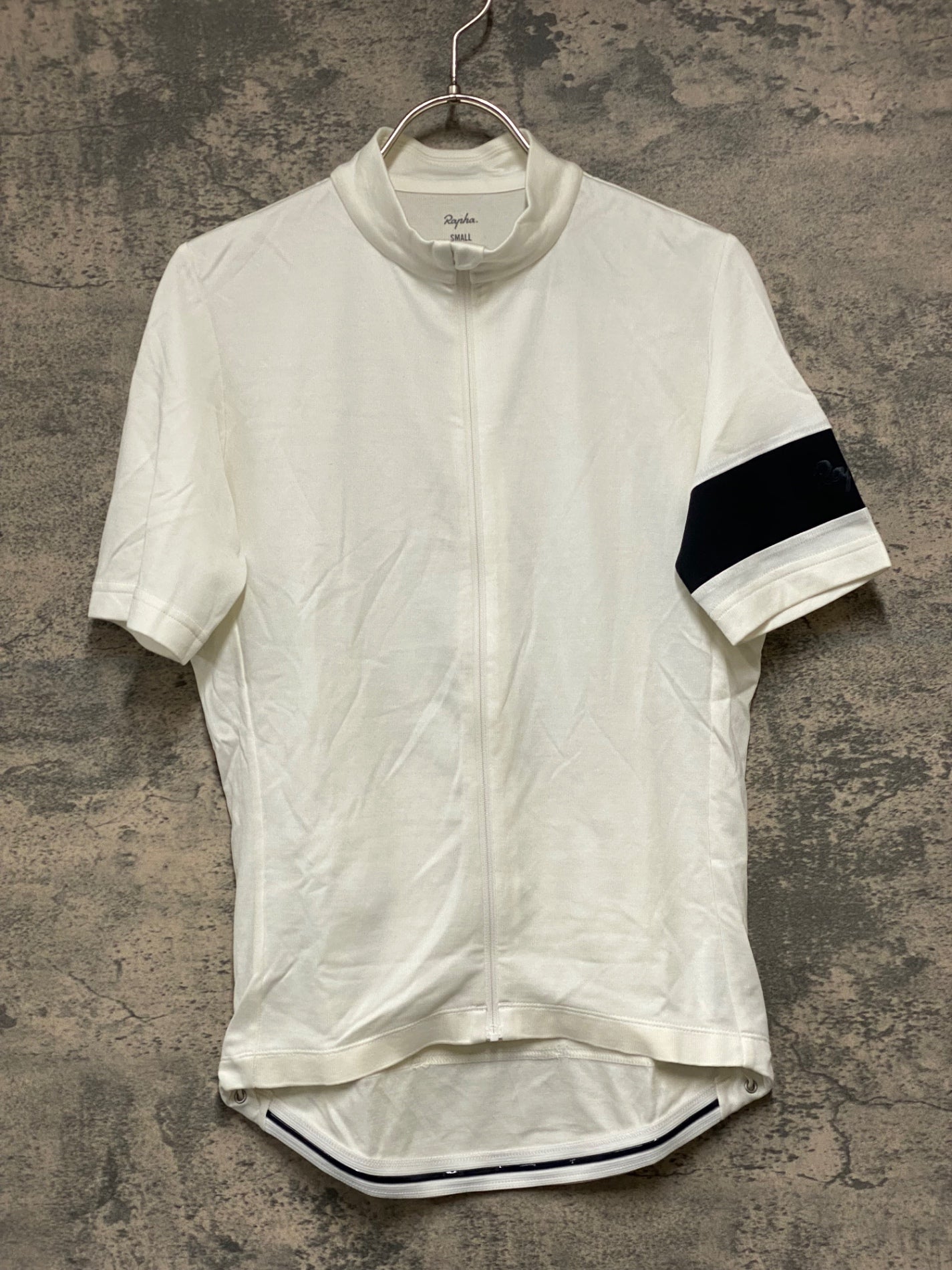 KH998 ラファ Rapha CLASSIC JERSEY Ⅱ 半袖 サイクルジャージ 白 S