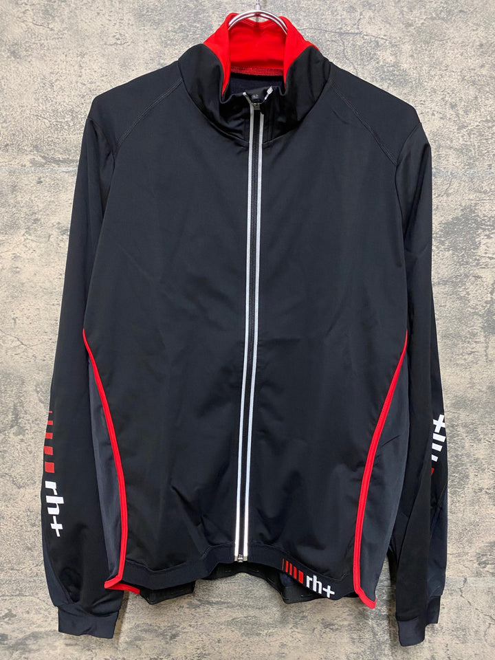 JP991 rh+ 長袖 サイクルジャケット 黒 XL 裏起毛
