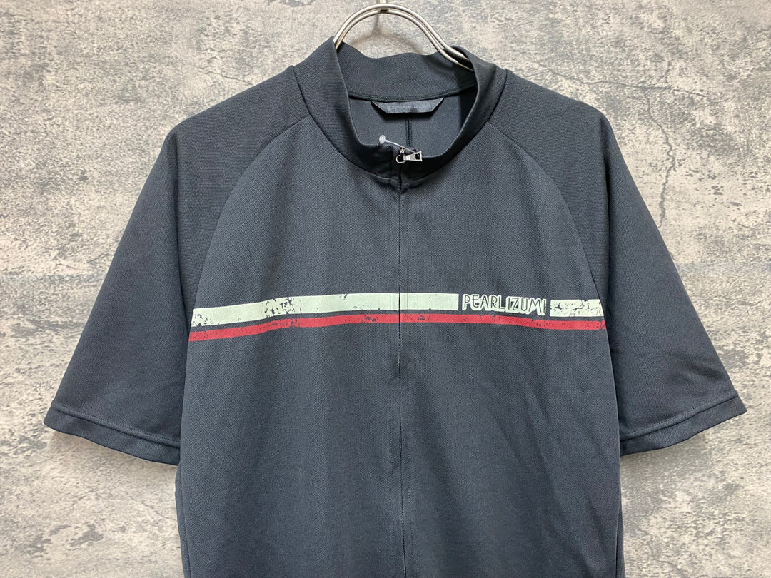 JZ199 パールイズミ PEARL iZUMi 半袖 サイクルジャージ 黒 XL