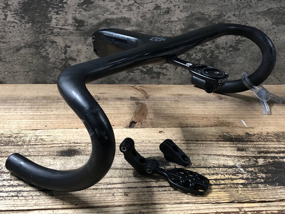 KB919 ブラックインク Black ink HB01 カーボン一体型ハンドル 420mm 110mm 6° ブラケット部割れ