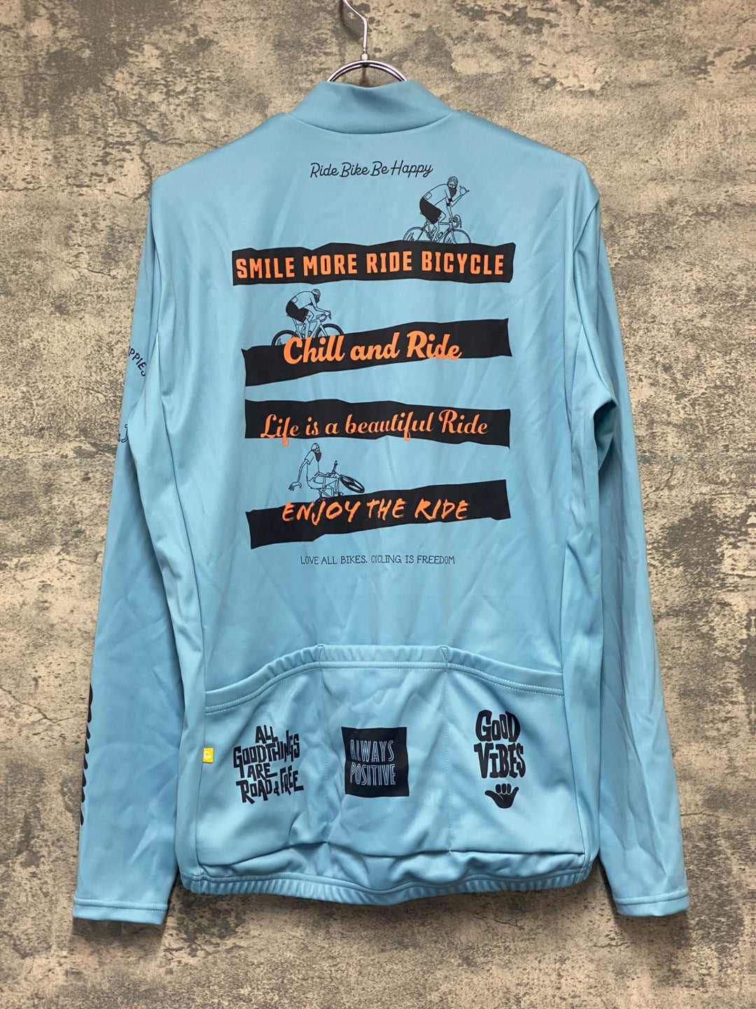KP254 パールイズミ PEARL iZUMi rinne 長袖 サイクルジャージ 総柄 L 裏起毛
