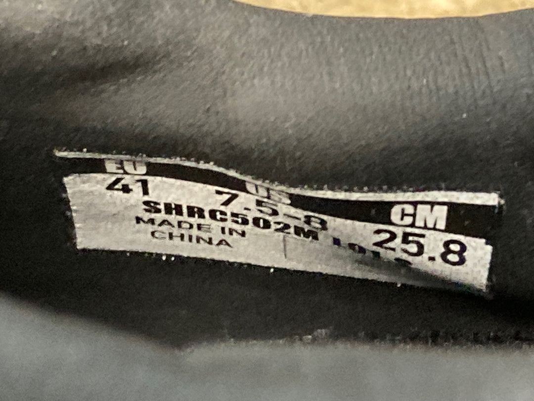 JY156 シマノ SHIMANO RC5 SHRC502M L01 S ビンディングシューズ 3穴 黒 EU41