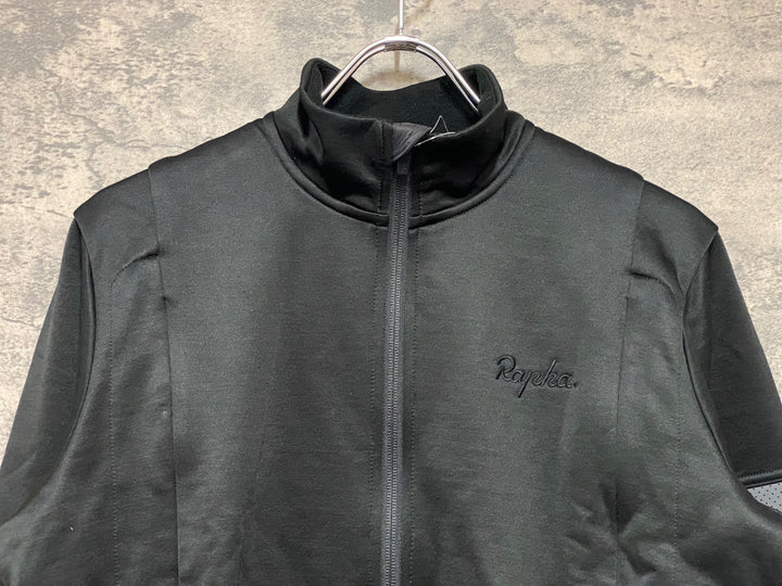 KO843 ラファ Rapha WINTER JERSEY 長袖 サイクルジャージ 黒 M