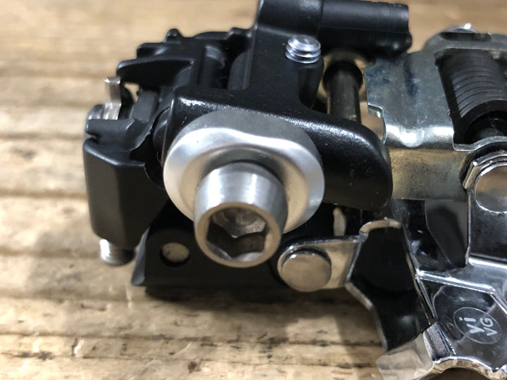 KI630 シマノ SHIMANO 105 FD-R7100 フロントディレイラー 2S 直付 ※リンクカバー欠品