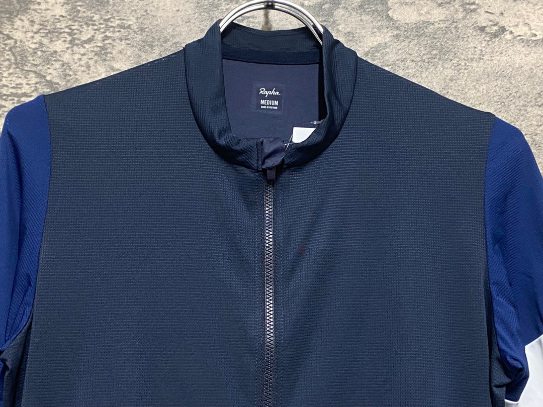KO101 ラファ Rapha PRO TEAM TRAINING JERSEY 半袖 サイクルジャージ 紺 M