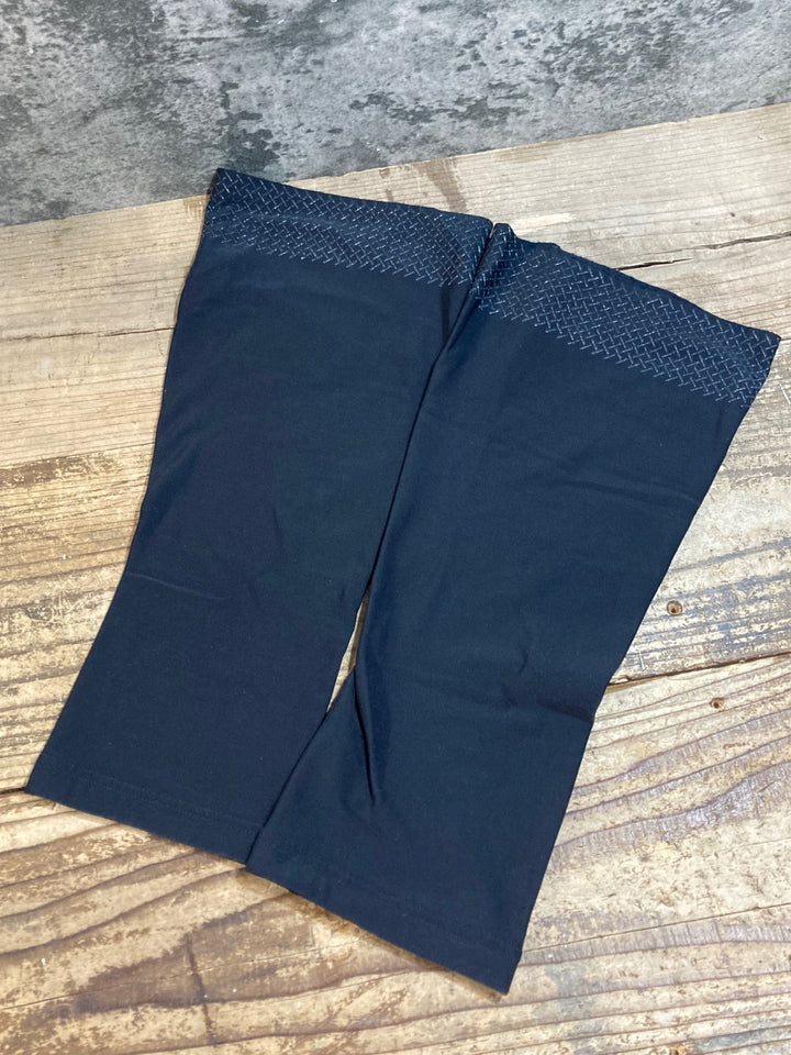 KA588 パスノーマルスタジオ PAS NORMAL STUDIOS CONTROL KNEE WARMER ニーウォマー 黒 L 裏起毛