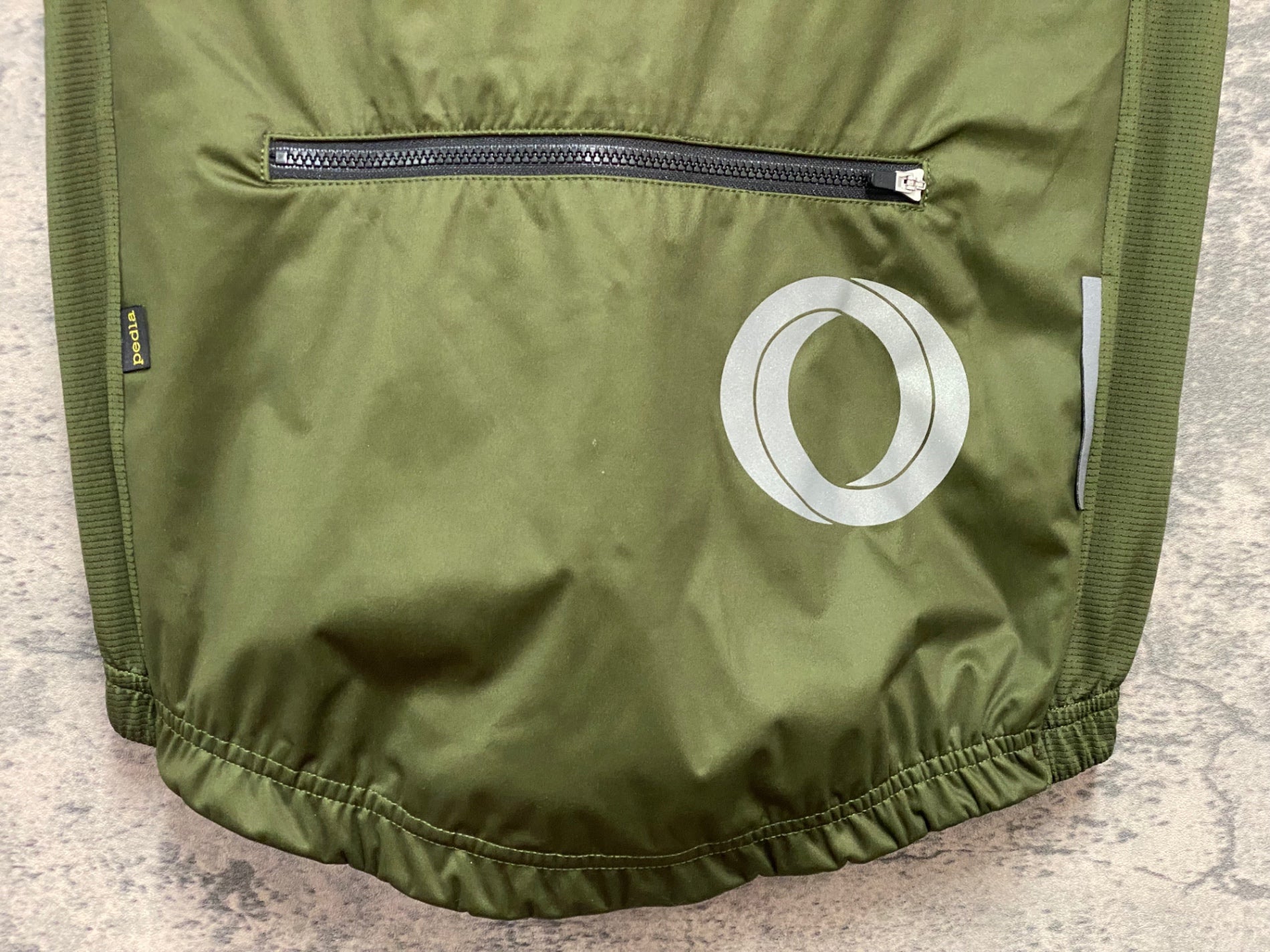 JX119 ペドラ pedla サイクルベスト ジレ オレンジ オリーブ S – BICI