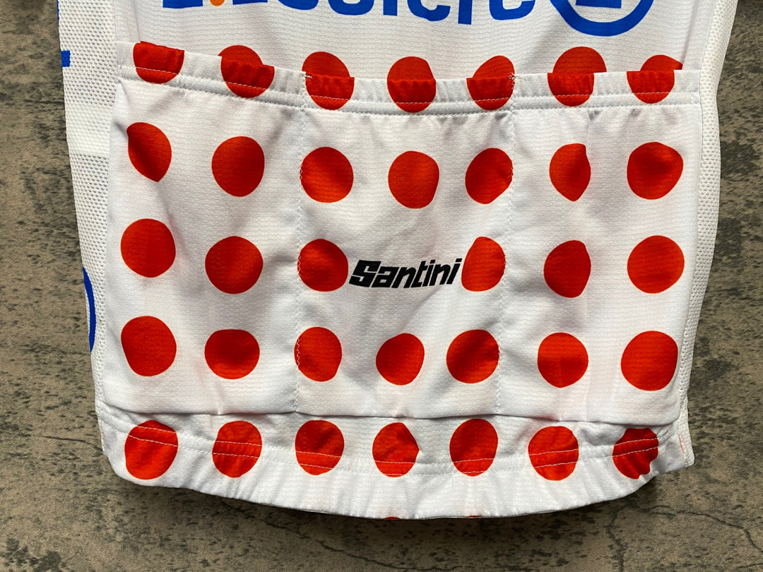 KG994 サンティーニ Santini 半袖 サイクルジャージ ツールドフランス リドル トレック XS